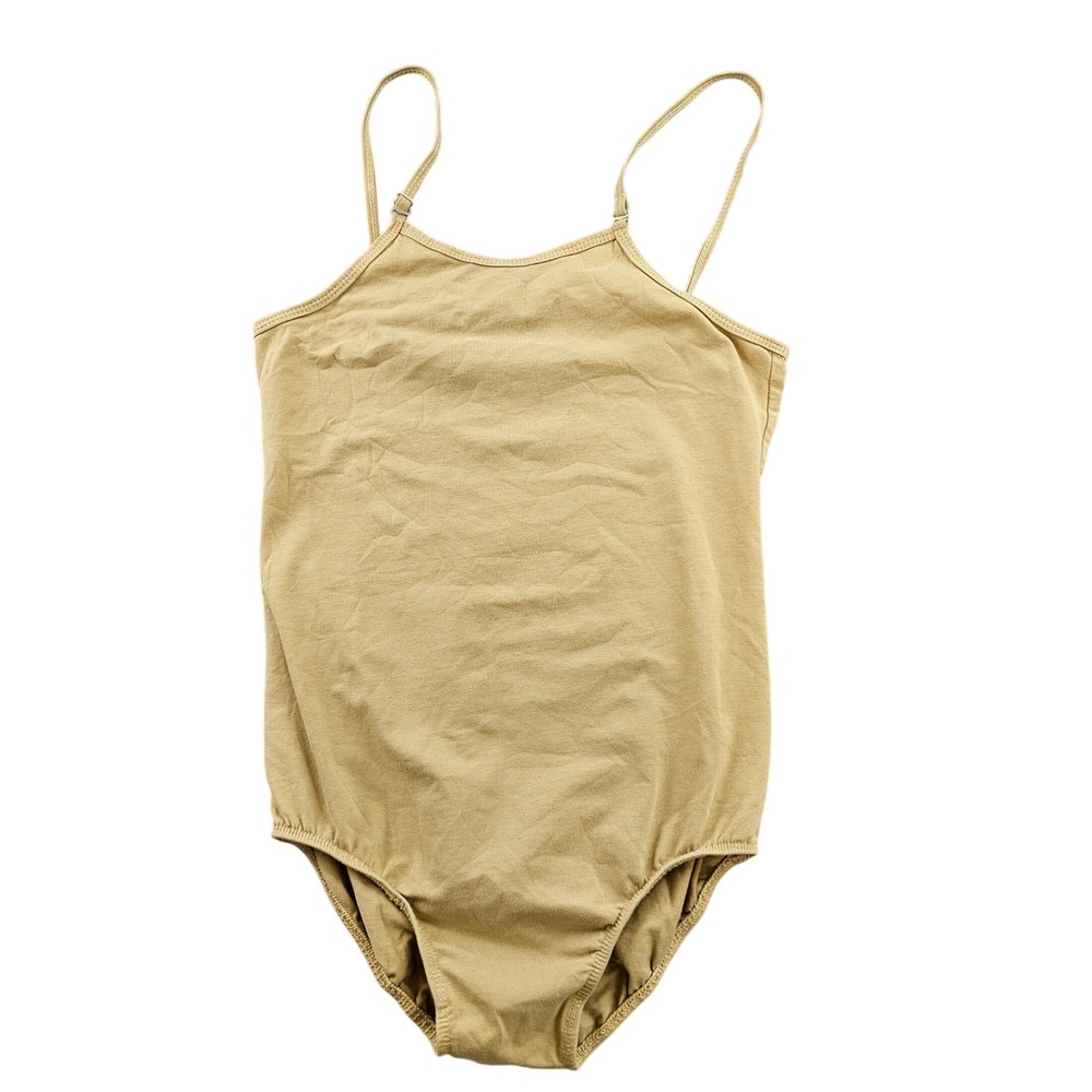 Girls an Nude Camisole‎ Dance Leotard Adjustable Straps Stretch Bodysuit